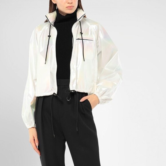 Iridescent tech crop jacket - Picture 13 of 14